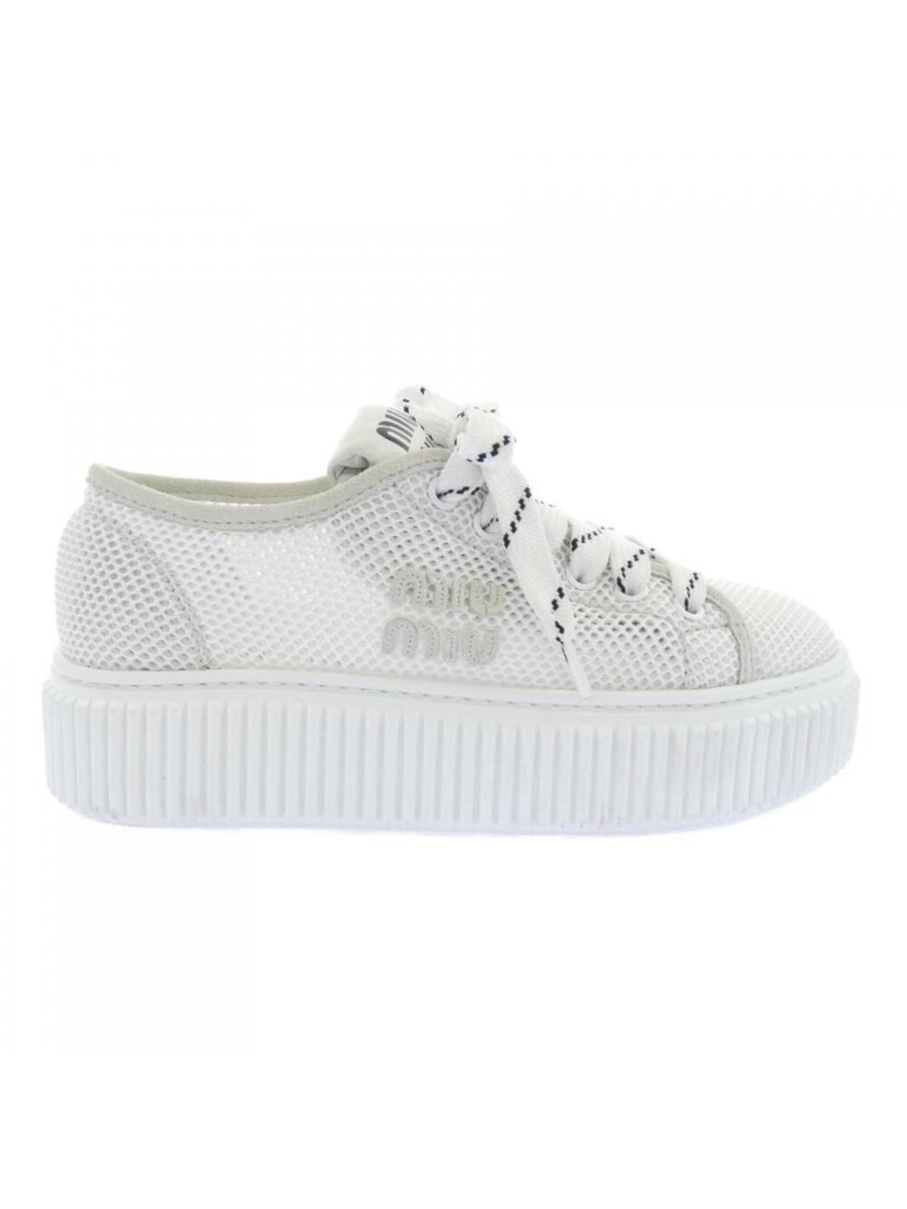 Miu Miu Perforated Detail Sneakers